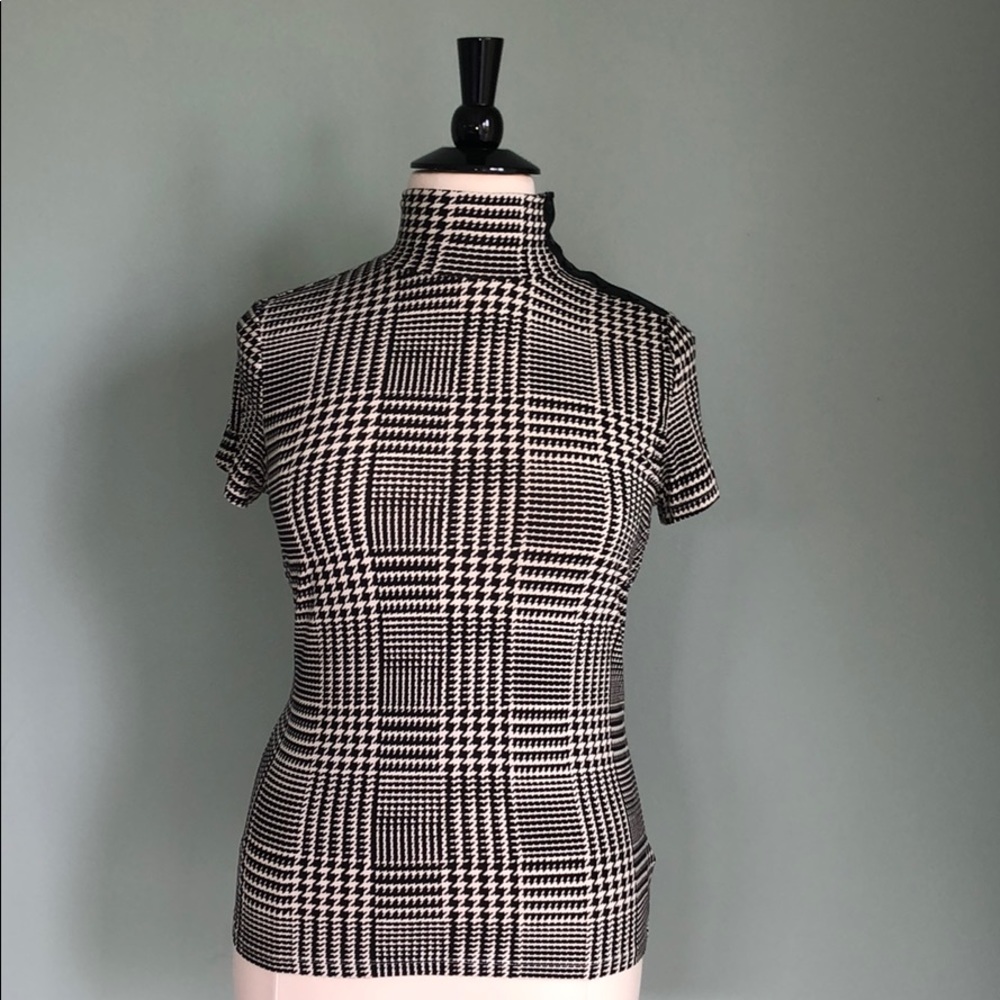 Ralph Lauren black/white top L